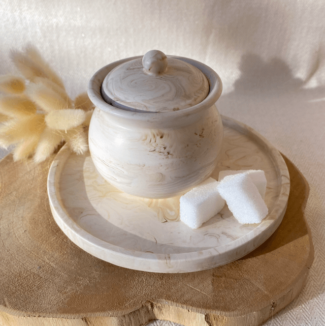 Pot de miel & son plateau – La douceur à déposer