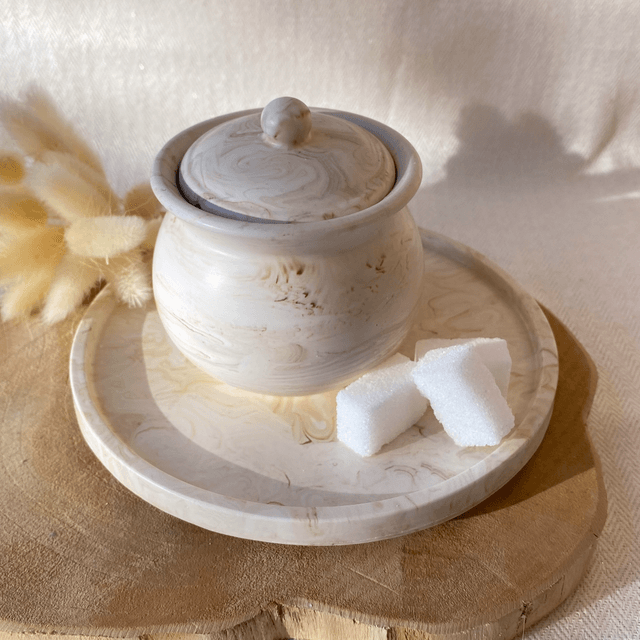 Pot de miel & son plateau – La douceur à déposer