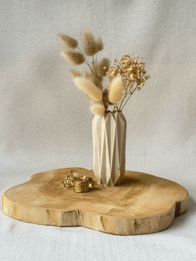 Soliflore origami – Marbré sable